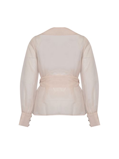 Giacca Leda 66423 in organza Pearl TARIK EDIZ | 66423PEARL